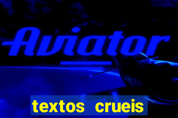 textos crueis demais pdf